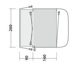 Outwell Newburg 160 Poled Drive Away Awning 16 Outwell Newburg 160 Poled Drive Away Awning -Outwell Shop 111101 newburg 160 drawing floorplan3