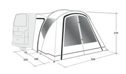 Outwell Lakecrest Drive Away Awning -Outwell Shop 111166 lakecrest drawing perspective2