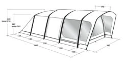 Outwell Hayward Lake 6ATC Tent (2023) 23 Outwell Hayward Lake 6ATC Tent (2023) -Outwell Shop 111197 hayward lake 6atc drawing perspective2