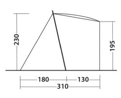 Outwell Sandcrest L Awning 21 Outwell Sandcrest L Awning -Outwell Shop 111240 sandcrest l drawing other4