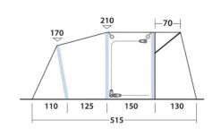Outwell Blossburg 380 Air Drive Away Awning 14 Outwell Blossburg 380 Air Drive Away Awning -Outwell Shop 111242 blossburg 380 air drawing other5