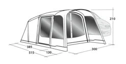 Outwell Blossburg 380 Air Drive Away Awning 15 Outwell Blossburg 380 Air Drive Away Awning -Outwell Shop 111242 blossburg 380 air drawing perspective2
