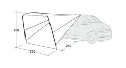 Outwell Touring Canopy Poled 13 Outwell Touring Canopy Poled -Outwell Shop 111252 touring canopy drawing perspective2