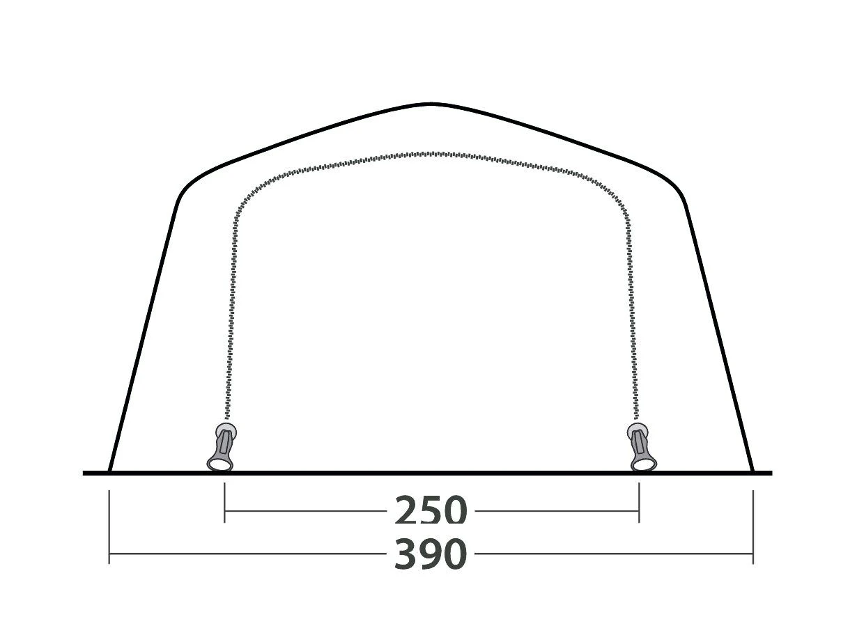 Outwell Wood Lake 6ATC Tent (2022) 6 Outwell Wood Lake 6ATC Tent (2022) - Image 4
