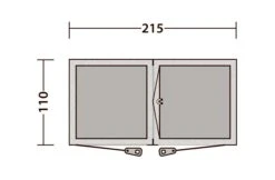 Outwell Seahaven Station Double 16 Outwell Seahaven Station Double -Outwell Shop 111288 outwell seahaven comfort station double drawing floorplan3