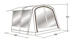Outwell Universal Awning Size 1 (2022) 12 Outwell Universal Awning Size 1 (2022) -Outwell Shop 111290 universal awning size 1 drawing perspective2