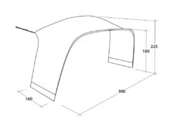 Outwell Lounge Tent Connector M (2023) 11 Outwell Lounge Tent Connector M (2023) -Outwell Shop 111342 lounge tent connector m drawing perspective2 page 0001