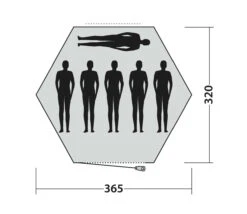 Easy Camp Moonlight Yurt Tent -Outwell Shop 120382 moonlight yurt drawing floorplan3