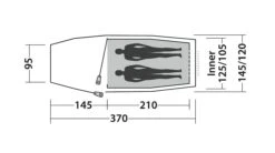 Easy Camp Magnetar 200 Tent 8 Easy Camp Magnetar 200 Tent -Outwell Shop 120415 magnetar 200 steel blue drawing floorplan3