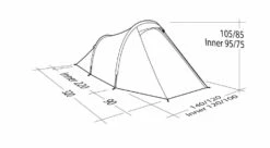 Robens Arch 2 Tent (2023) 16 Robens Arch 2 Tent (2023) -Outwell Shop 130274 arch 2 drawing perspective23 1