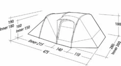 Robens Double Dreamer 5 Tent (2023) 25 Robens Double Dreamer 5 Tent (2023) -Outwell Shop 130279 double dreamer 5 drawing perspective2