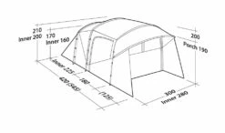 Robens Wolf Moon 5xp Tent (2023) 24 Robens Wolf Moon 5xp Tent (2023) -Outwell Shop 130284 wolf moon 5xp drawing perspective35