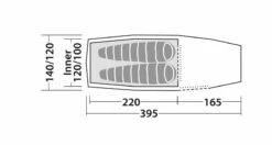 Robens Pioneer 2EX Tent (2022) 11 Robens Pioneer 2EX Tent (2022) -Outwell Shop 130314 pioneer 2ex drawing floorplan17