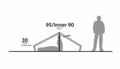 Robens Chaser 1 Tent (2022) 21 Robens Chaser 1 Tent (2022) -Outwell Shop 130315 chaser 1 drawing other26