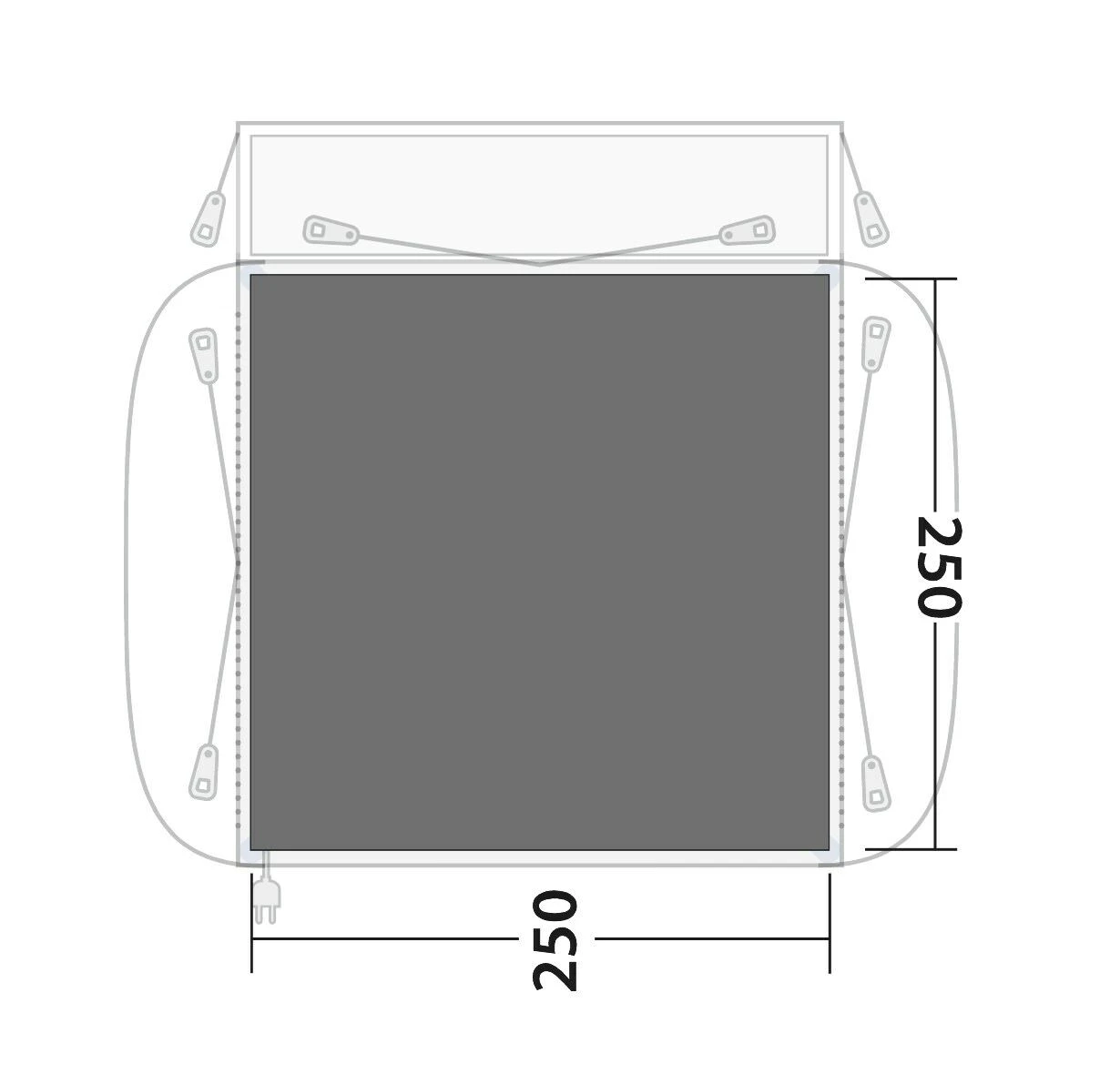 Outwell Milestone / Bremburg Footprint Groundsheet 4 Outwell Milestone / Bremburg Footprint Groundsheet - Image 2