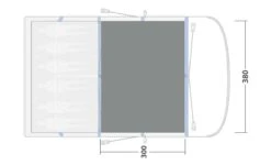 Outwell Springville 6SA Flat Woven Carpet -Outwell Shop 170952 flat woven carpet springville 6sa drawing floorplan2