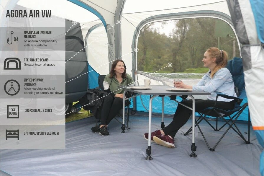 Vango Agora Air VW Awning (Moroccan Blue) 6 Vango Agora Air VW Awning (Moroccan Blue) - Image 4