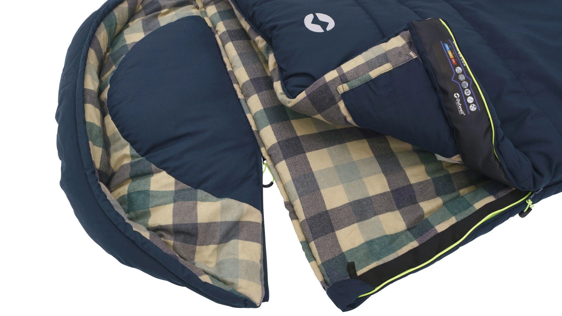 Outwell Camper Lux "R" Sleeping Bag Deep Blue (2023) 5 Outwell Camper Lux "R" Sleeping Bag Deep Blue (2023) - Image 3