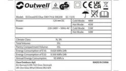 Outwell Ecocool Coolbox 35L 12/230v -Outwell Shop 590174 ecocool slate grey 35 12v 230v feature photo8