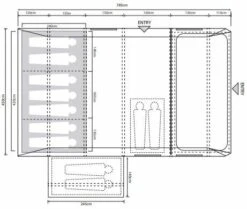Outdoor Revolution Airedale 7.0SE Tent Bundle (2023) -Outwell Shop 7se fp 10