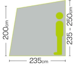 Quest Falcon 220 Poled Porch Caravan Awning (2022) -Outwell Shop a3500 6 midsize