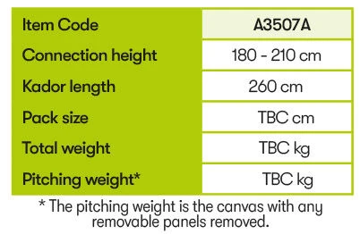 Quest Falcon Air 300 Drive Away Awning Low (180-120cm) (2022) 11 Quest Falcon Air 300 Drive Away Awning Low (180-120cm) (2022) - Image 9
