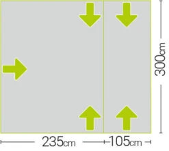 Quest Falcon Air 300 Drive Away Awning Low (180-120cm) (2022) 18 Quest Falcon Air 300 Drive Away Awning Low (180-120cm) (2022) -Outwell Shop a3507a 7 midsize 1