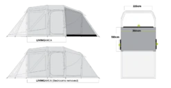 Zempire Aero TL Pro TC Tent (2022) 23 Zempire Aero TL Pro TC Tent (2022) -Outwell Shop aero tl pro profile living