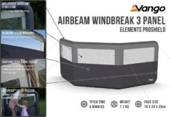 Vango Airbeam Windbreak 3 Panel (Elements Proshield) 7 Vango Airbeam Windbreak 3 Panel (Elements Proshield) -Outwell Shop airbeam windbreak 3 panel elements proshield high res