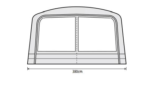 Outdoor Revolution Airedale 6.0s / 6.0se Front Porch Extension 6 Outdoor Revolution Airedale 6.0s / 6.0se Front Porch Extension - Image 4