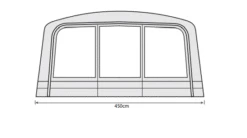 Outdoor Revolution Airedale 7.0se / 9.0se Front Porch Extension -Outwell Shop airedale 7se 9se front porch extension floorplan 2