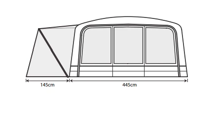 Outdoor Revolution Airedale 7.0SE Tent (2022) 6 Outdoor Revolution Airedale 7.0SE Tent (2022) - Image 4