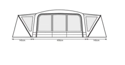 Outdoor Revolution Airedale 9.0DSE Tent (2022) 18 Outdoor Revolution Airedale 9.0DSE Tent (2022) -Outwell Shop airedale 9se 2