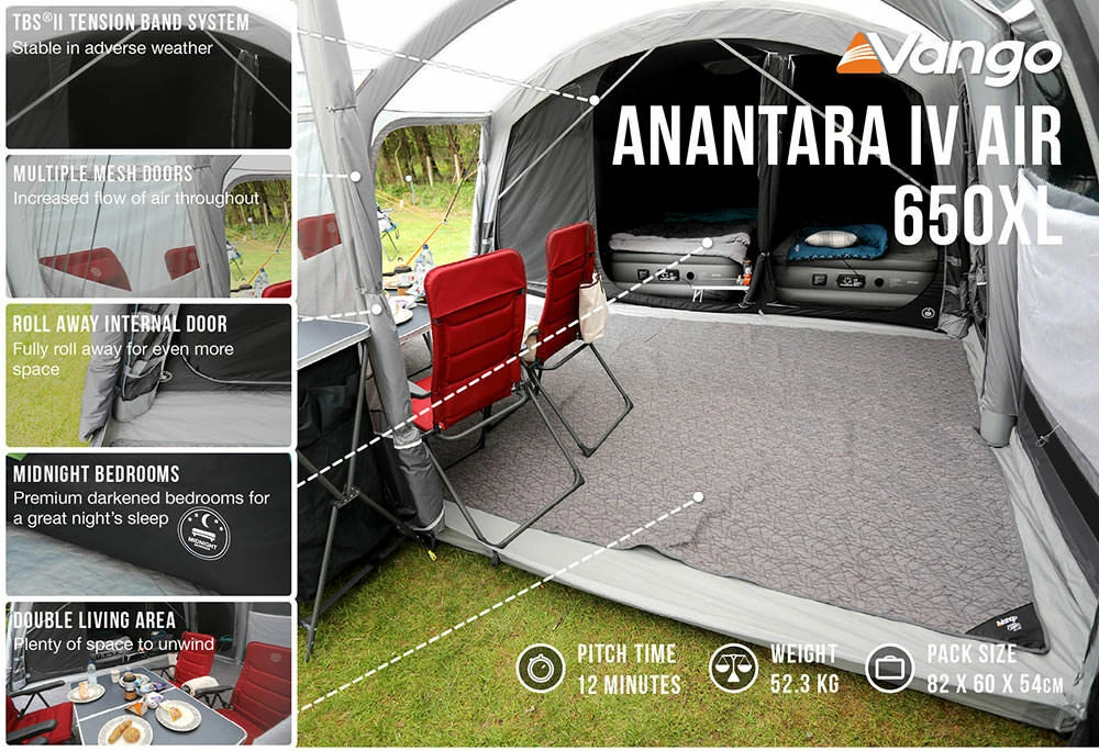 Vango Anantara IV 650xl Air Tent (2023) 5 Vango Anantara IV 650xl Air Tent (2023) - Image 3
