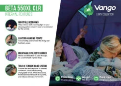 Vango Beta CLR 550xl Tent (2023) -Outwell Shop beta 550xl clr lr2