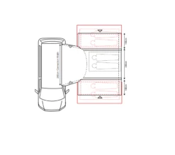 Outdoor Revolution Cayman Combo PC Air Mid Awning (210-255cm) -Outwell Shop cayman combo floor 1