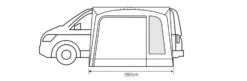 Outdoor Revolution Cayman Cona Air Driveaway Awning Low (2022) 17 Outdoor Revolution Cayman Cona Air Driveaway Awning Low (2022) -Outwell Shop cayman cona air 3