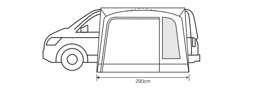 Outdoor Revolution Cayman Cona Air Driveaway Awning Low (2022) 7 Outdoor Revolution Cayman Cona Air Driveaway Awning Low (2022) - Image 5
