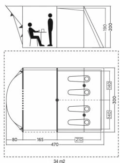 Coleman Castle Pines 4 BlackOut Tent (2022) -Outwell Shop col fp 2000037062 castle pines 4
