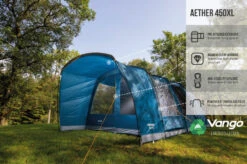 Vango Aether Poled 450XL Tent (2022) -Outwell Shop earth collection poled infographics call outs6