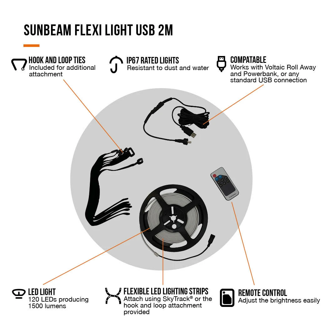 Vango Sunbeam Flexi Light 2m (USB) 6 Vango Sunbeam Flexi Light 2m (USB) - Image 4