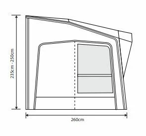 Outdoor Revolution Esprit Pro X 330 Premium Caravan Air Awning 4 Outdoor Revolution Esprit Pro X 330 Premium Caravan Air Awning - Image 2