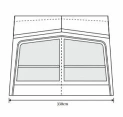 Outdoor Revolution Esprit Pro X 330 Premium Caravan Air Awning 11 Outdoor Revolution Esprit Pro X 330 Premium Caravan Air Awning -Outwell Shop floorplan 3