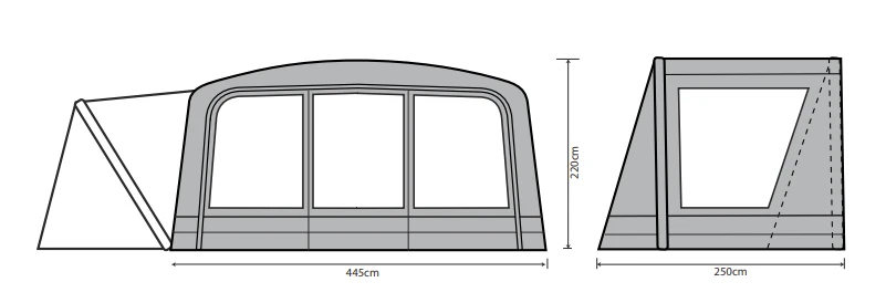 Outdoor Revolution Kalahari PC 9.0 DSE Front Porch Extension (2023) 7 Outdoor Revolution Kalahari PC 9.0 DSE Front Porch Extension (2023) - Image 5
