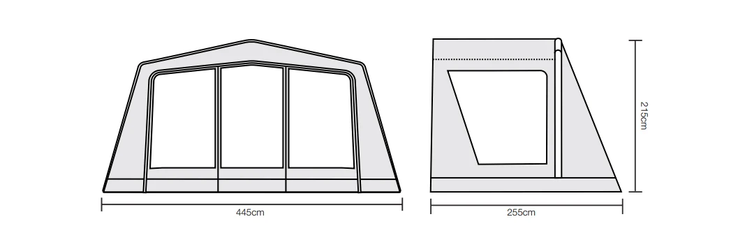 Outdoor Revolution Kalahari PC Front Air Canopy 5 Outdoor Revolution Kalahari PC Front Air Canopy - Image 3