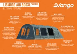 Vango Lismore Air 600XL Tent Package (2023) -Outwell Shop lismore air 600xl package 1