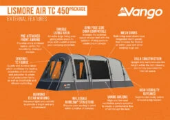 Vango Lismore Air TC 450 Tent Package (2023) -Outwell Shop lismore air tc 450 package