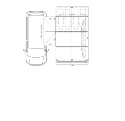 Outdoor Revolution Movelite T4E Midline Awning (220-255cm) -Outwell Shop movelite t4e floor1 pe