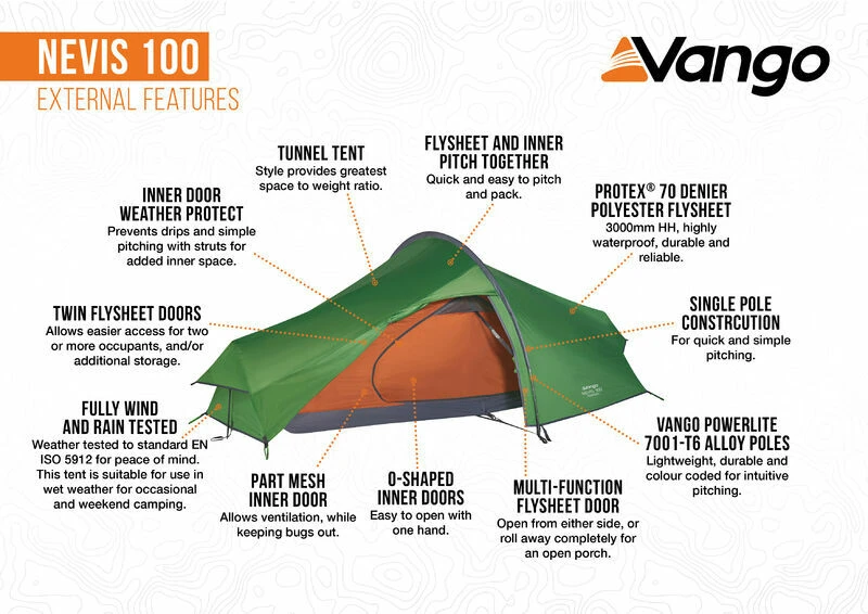 Vango Nevis 100 Tent (2023) 5 Vango Nevis 100 Tent (2023) - Image 3