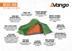 Vango Nevis 300 Tent (2023) -Outwell Shop nevis 300